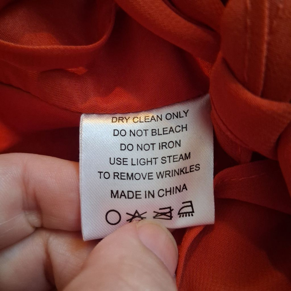 New Barbie x Azazie Paprika Ruffle Maxi Sheath Bow Chiffon Dress - Picture 11 of 12